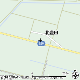 山形県酒田市小泉北豊田27周辺の地図