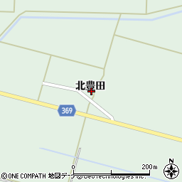 山形県酒田市小泉北豊田周辺の地図