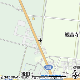 山形県酒田市北仁田上曽田59周辺の地図