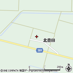 山形県酒田市小泉北豊田22周辺の地図