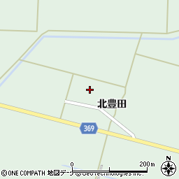 山形県酒田市小泉北豊田21周辺の地図