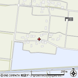 山形県酒田市穂積門田151-1周辺の地図