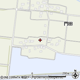 山形県酒田市穂積門田150周辺の地図