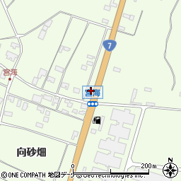 山形県酒田市宮海村東2周辺の地図