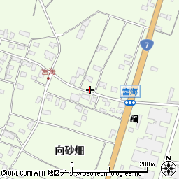 山形県酒田市宮海村東14周辺の地図