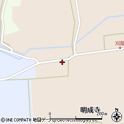 山形県酒田市刈屋堂ノ前13周辺の地図