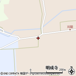 山形県酒田市刈屋堂ノ前11周辺の地図