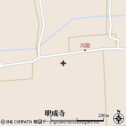 山形県酒田市刈屋堂ノ前周辺の地図