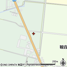 山形県酒田市北仁田上曽田周辺の地図