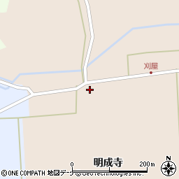 山形県酒田市刈屋堂ノ前17周辺の地図