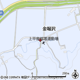 岩手県西磐井郡平泉町平泉金堀沢82-1周辺の地図