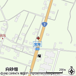 山形県酒田市宮海村東7周辺の地図