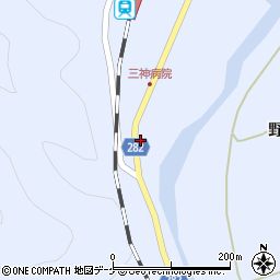 コスモ陸中松川ＳＳ周辺の地図