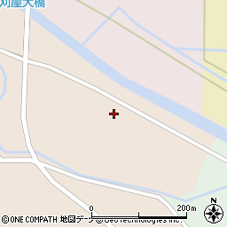 山形県酒田市刈屋北川原周辺の地図