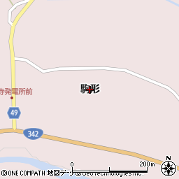岩手県一関市厳美町（駒形）周辺の地図