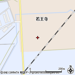 山形県酒田市刈屋若王寺周辺の地図