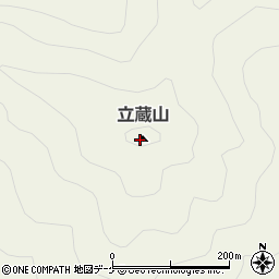 立蔵山周辺の地図