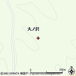 岩手県一関市大東町摺沢大ノ沢119周辺の地図