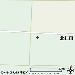 山形県酒田市北仁田下川原周辺の地図
