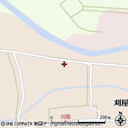 山形県酒田市刈屋京寺周辺の地図