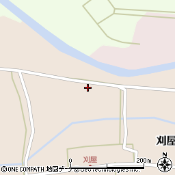 山形県酒田市刈屋（京寺）周辺の地図