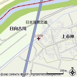 上市神周辺の地図