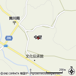 岩手県一関市舞川中里周辺の地図