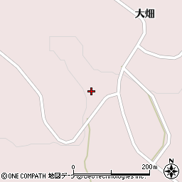 岩手県一関市大東町曽慶柳森周辺の地図
