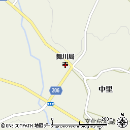 舞川郵便局 ＡＴＭ周辺の地図