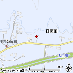 岩手県西磐井郡平泉町平泉日照田67周辺の地図