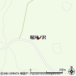 岩手県一関市大東町摺沢堀河ノ沢周辺の地図