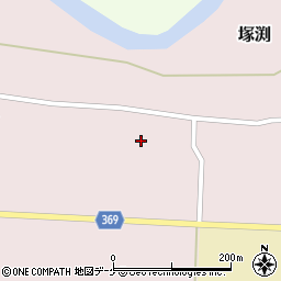 山形県酒田市塚渕周辺の地図