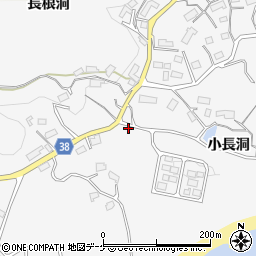 岩手県陸前高田市広田町小長洞周辺の地図