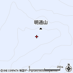 明通山周辺の地図