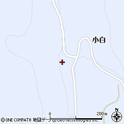 岩手県一関市東山町松川小白24周辺の地図
