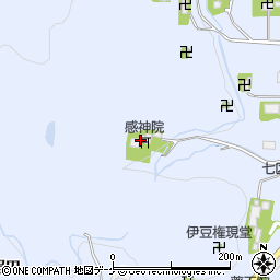 感神院周辺の地図