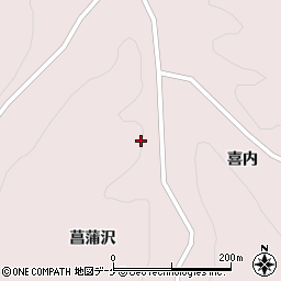 岩手県一関市大東町曽慶菖蒲沢27-1周辺の地図