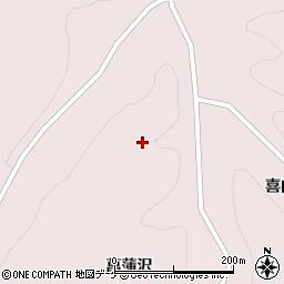 岩手県一関市大東町曽慶菖蒲沢34-2周辺の地図