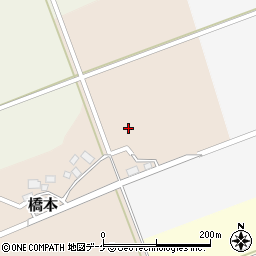 山形県酒田市橋本村上周辺の地図