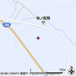 秋田県湯沢市秋ノ宮川井周辺の地図