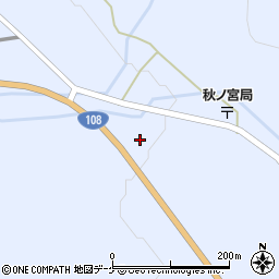 秋田県湯沢市秋ノ宮ソリタ周辺の地図