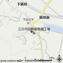 岩手県陸前高田市小友町上新田17周辺の地図