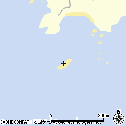 黒磯岩周辺の地図