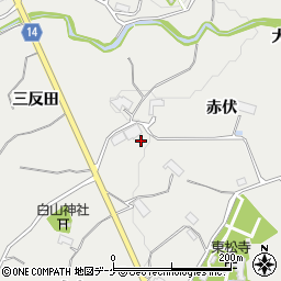 岩手県西磐井郡平泉町長島三反田36周辺の地図