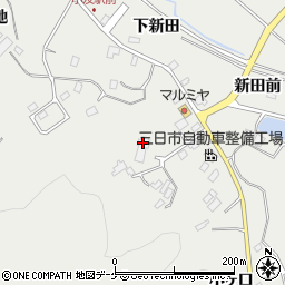 岩手県陸前高田市小友町上新田31周辺の地図