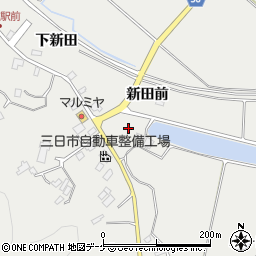 岩手県陸前高田市小友町小谷地上周辺の地図