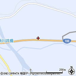 国道１０８号線周辺の地図