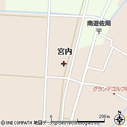 山形県酒田市宮内前田周辺の地図