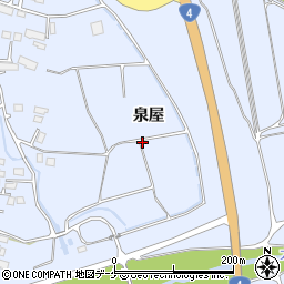 岩手県西磐井郡平泉町平泉泉屋180周辺の地図