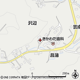 岩手県陸前高田市小友町沢辺周辺の地図